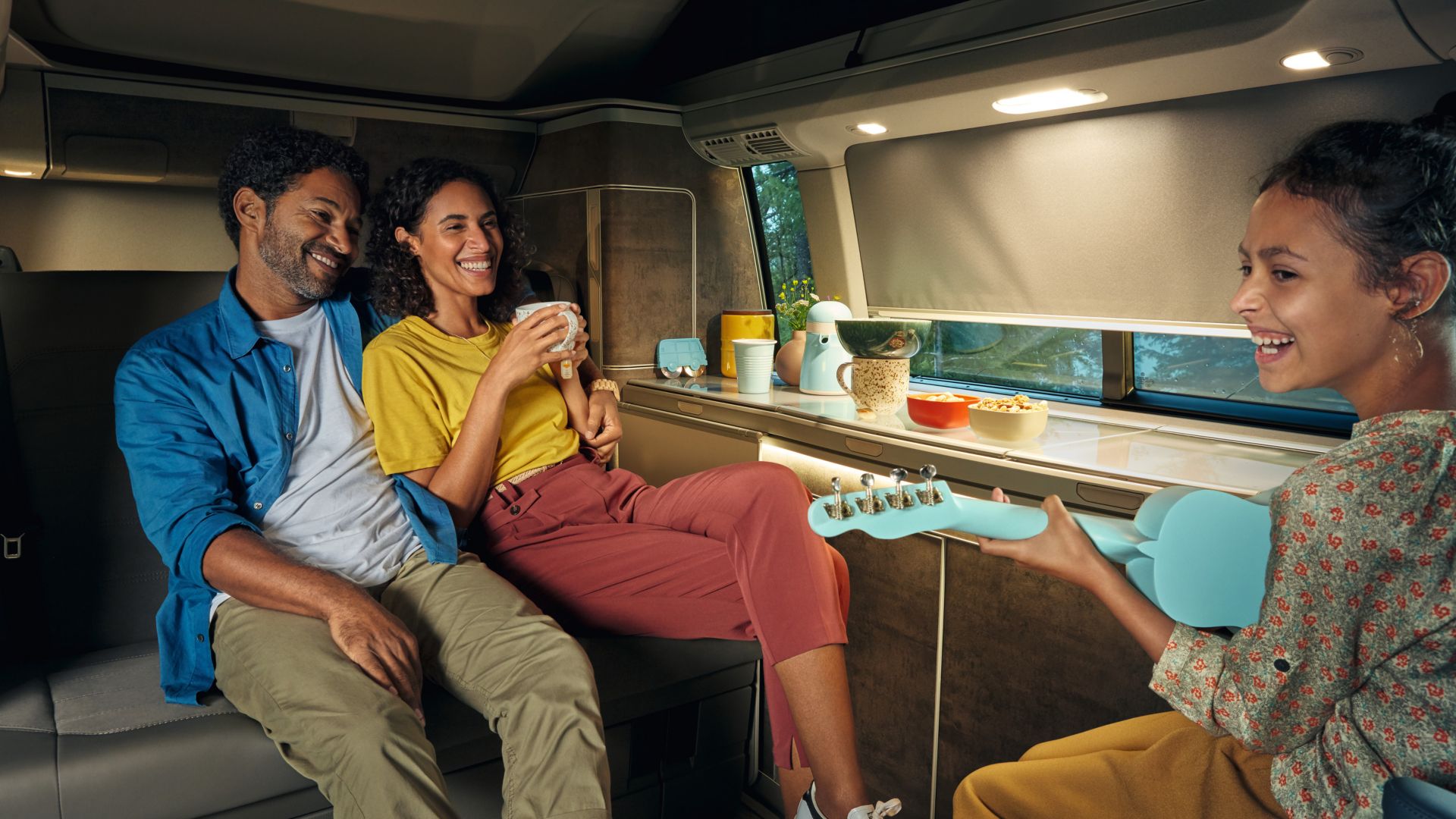 VW California Beach Wohnraum