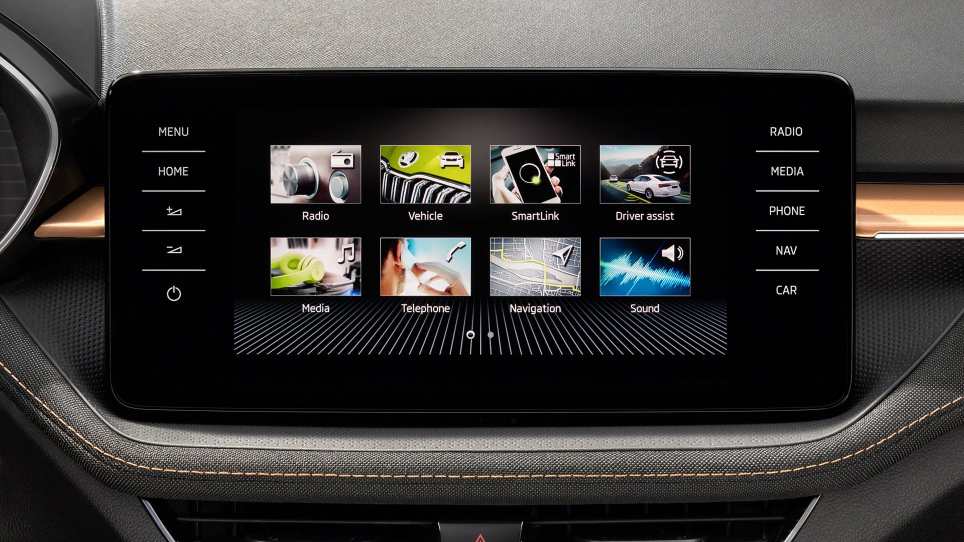 Skoda Fabia système d'infodivertissement