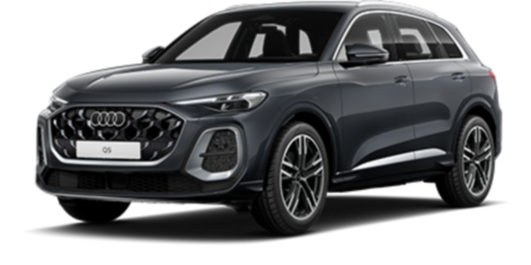 Black Audi Q5 front and side viewä