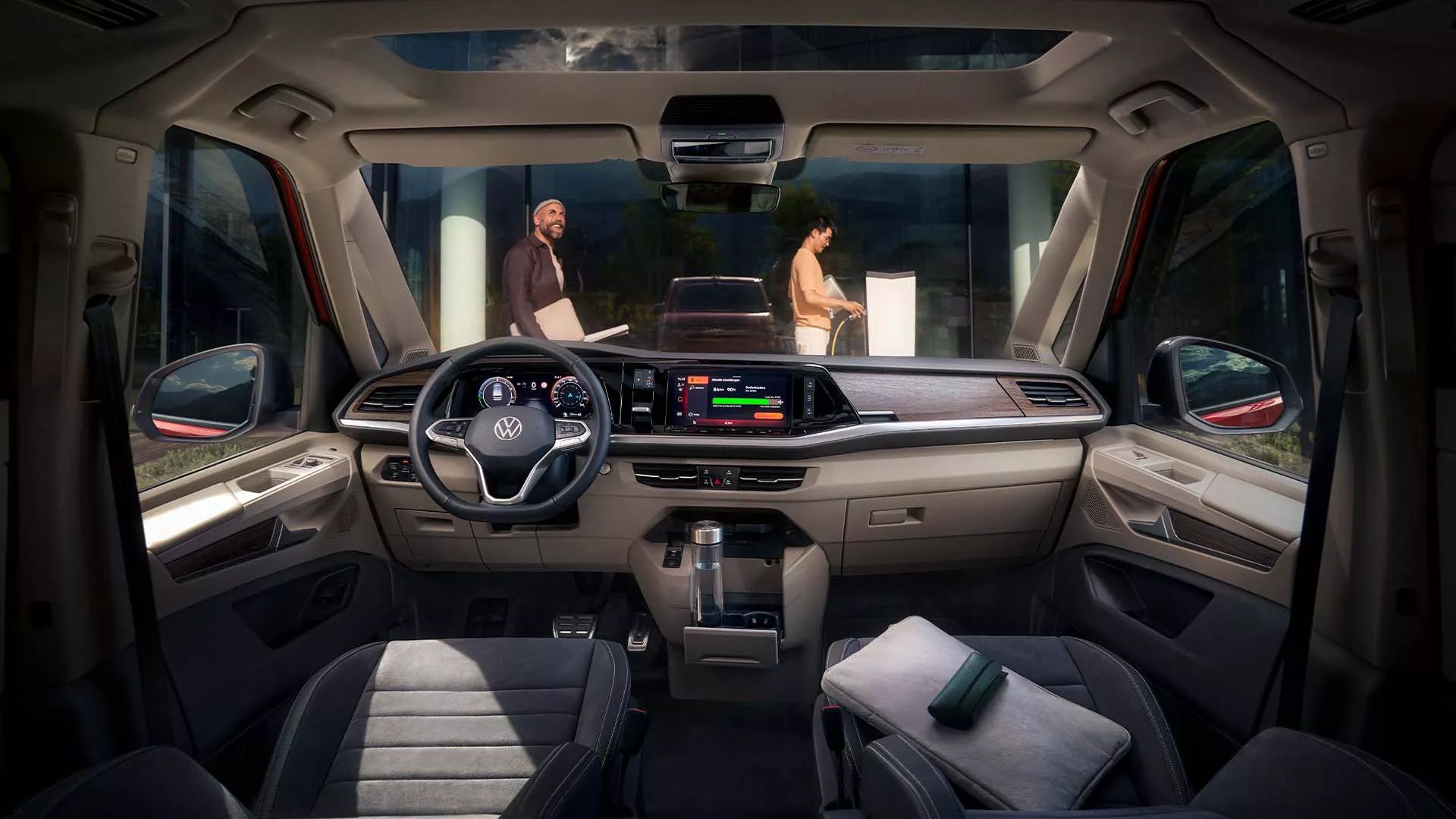  Vue de l'intérieur du VW Multivan