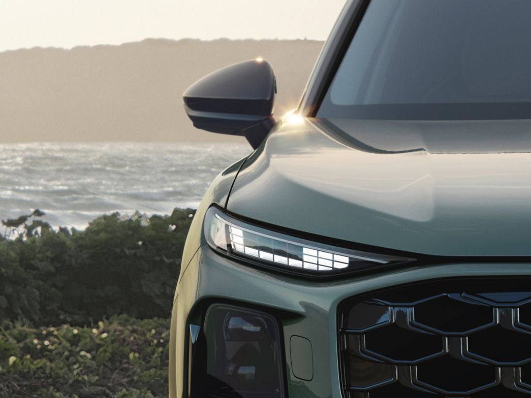 Audi Q3 verte vue arrière