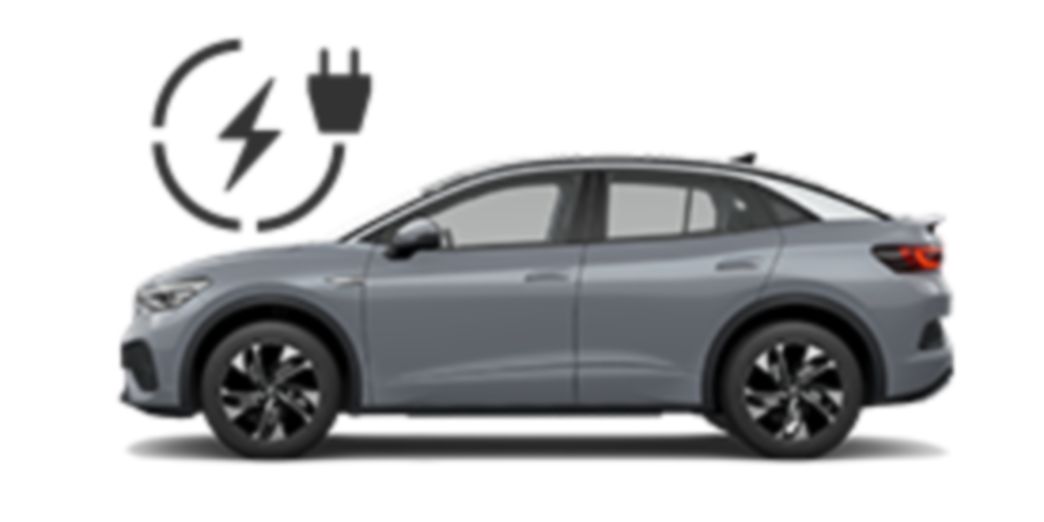 VW ID.5 rossa vista laterale