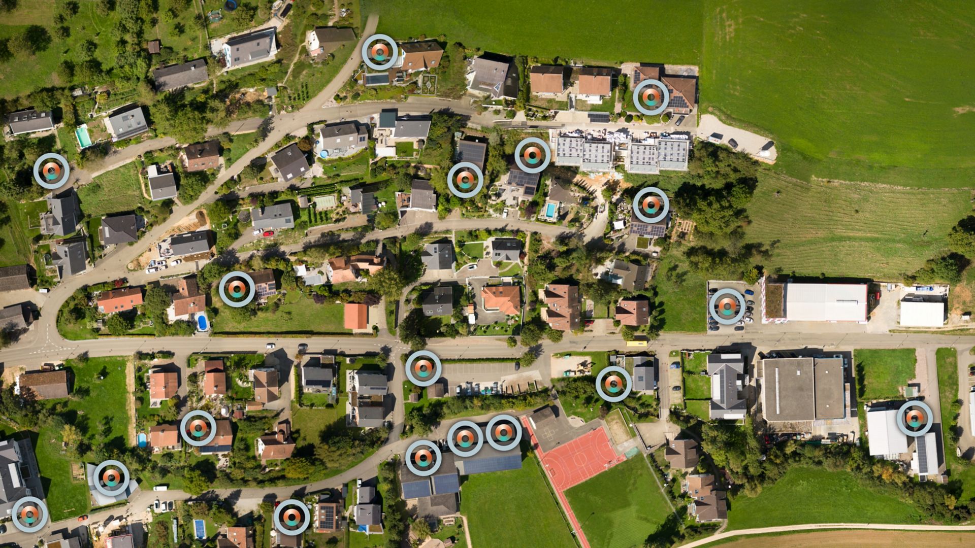 Volton Ladeservice Illustration Standorte Karte