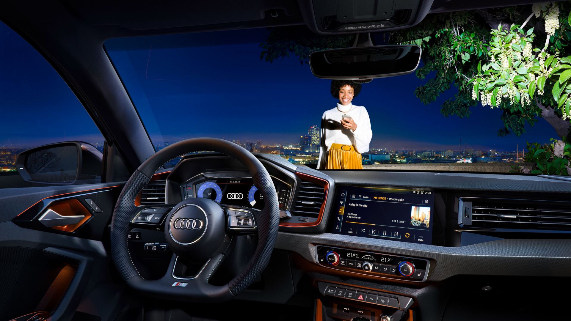 Audi A1 allstreet interior black