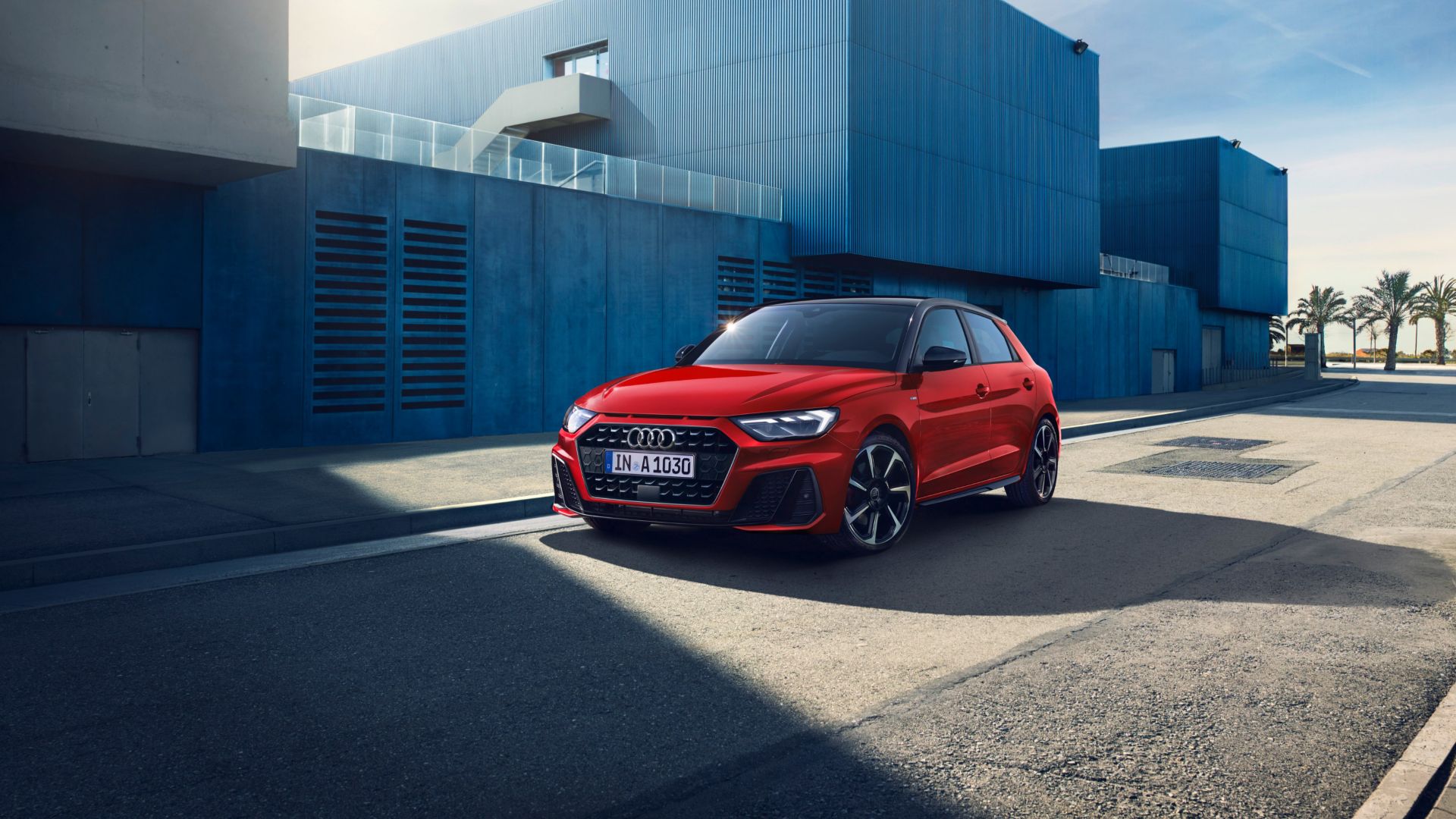 Audi A1 allstreet rear view rear light