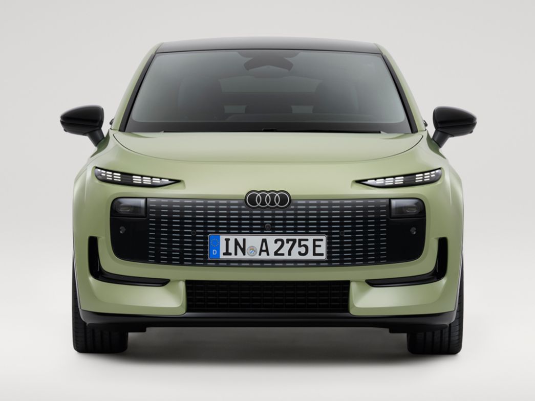 Audi A2 e-tron Vue de face verte