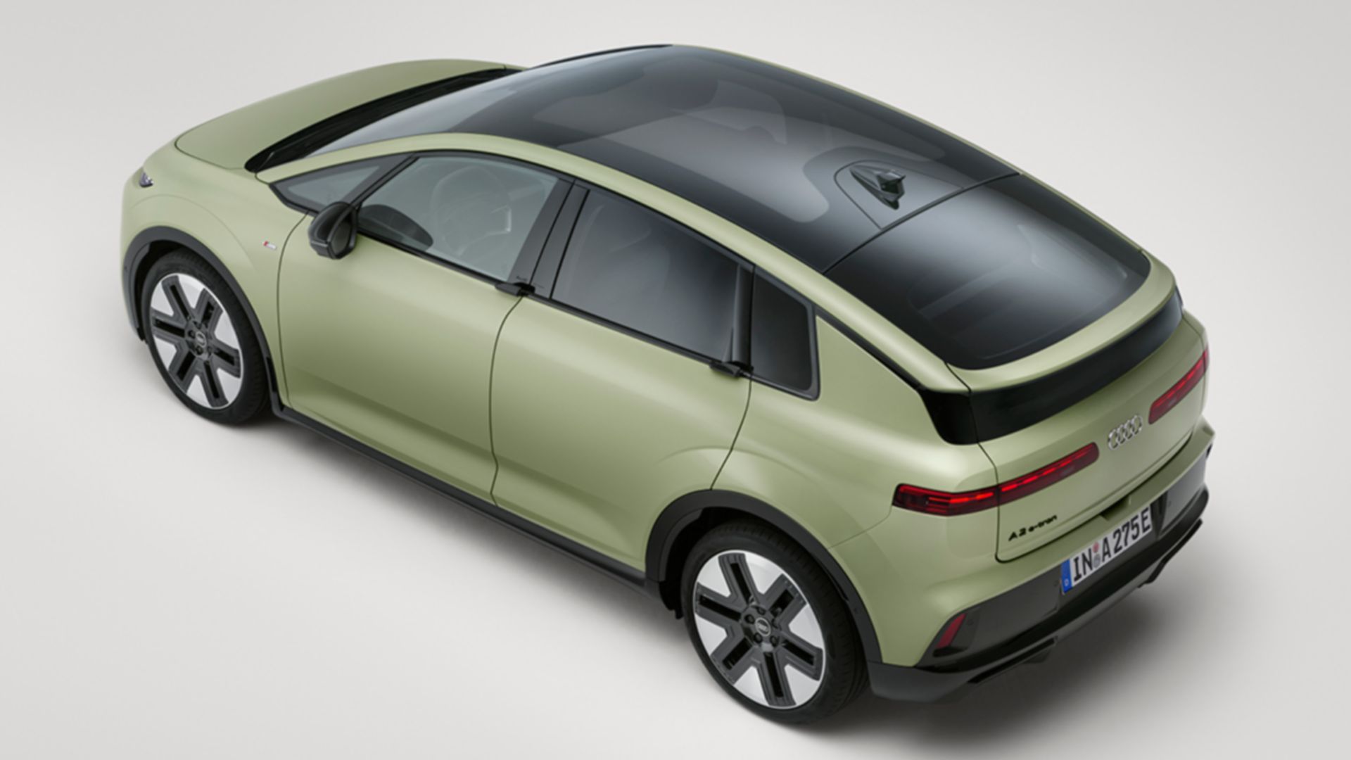 Audi A2 e-tron Vue d’ensemble verte