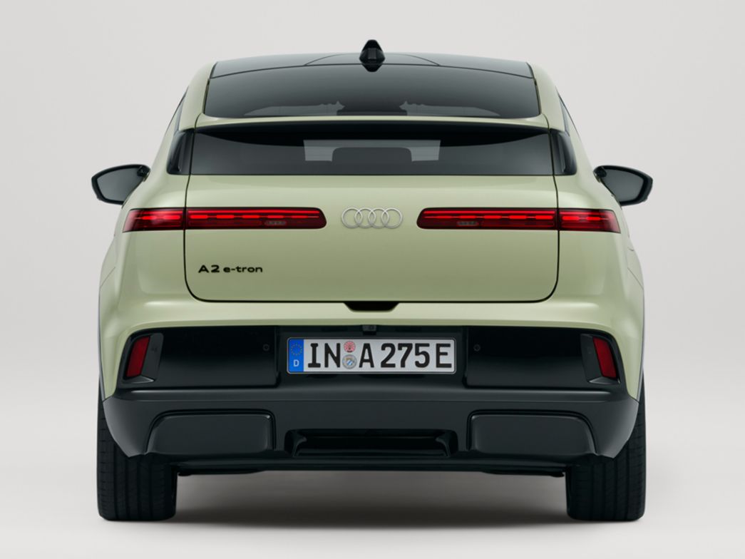 Audi A2 e-tron Vue arrière verte