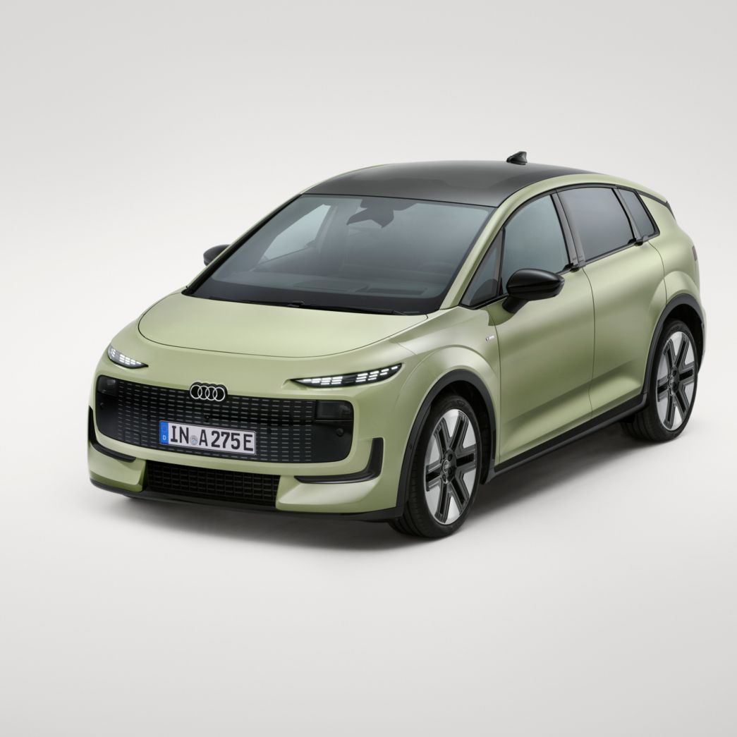 Audi A2 e-tron Vue de face verte