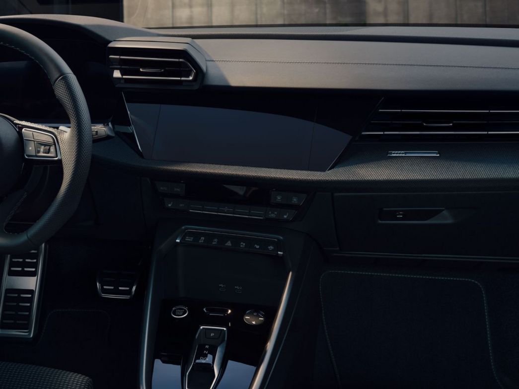 Audi A3 interior with touch display