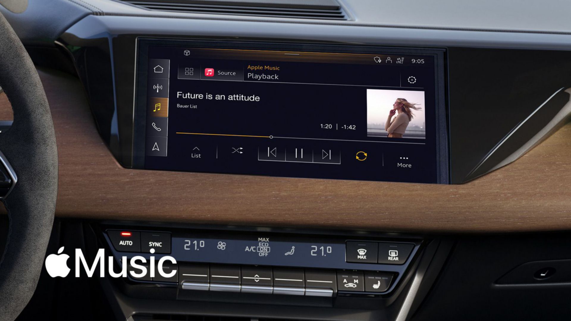 Audi A4 Cockpit display