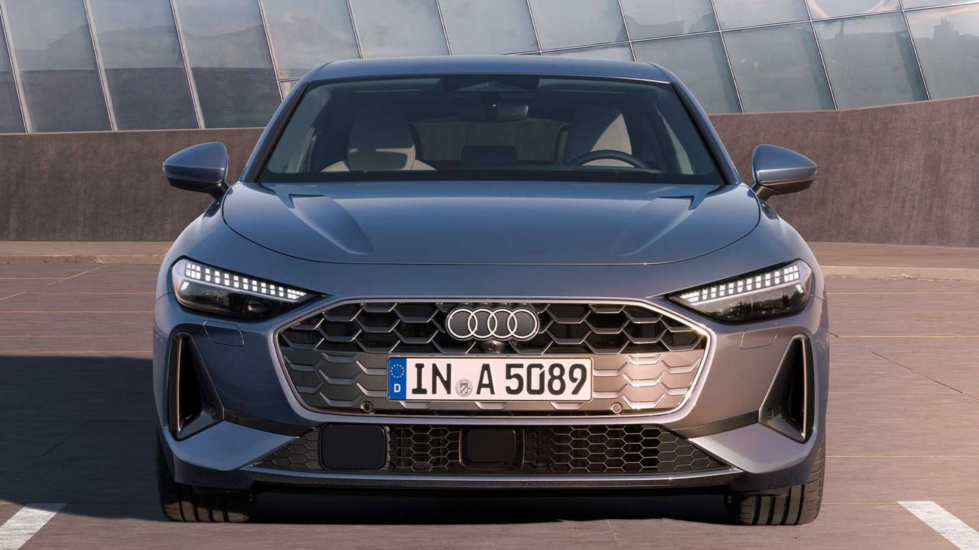 Vue avant de l’Audi A5 Berline