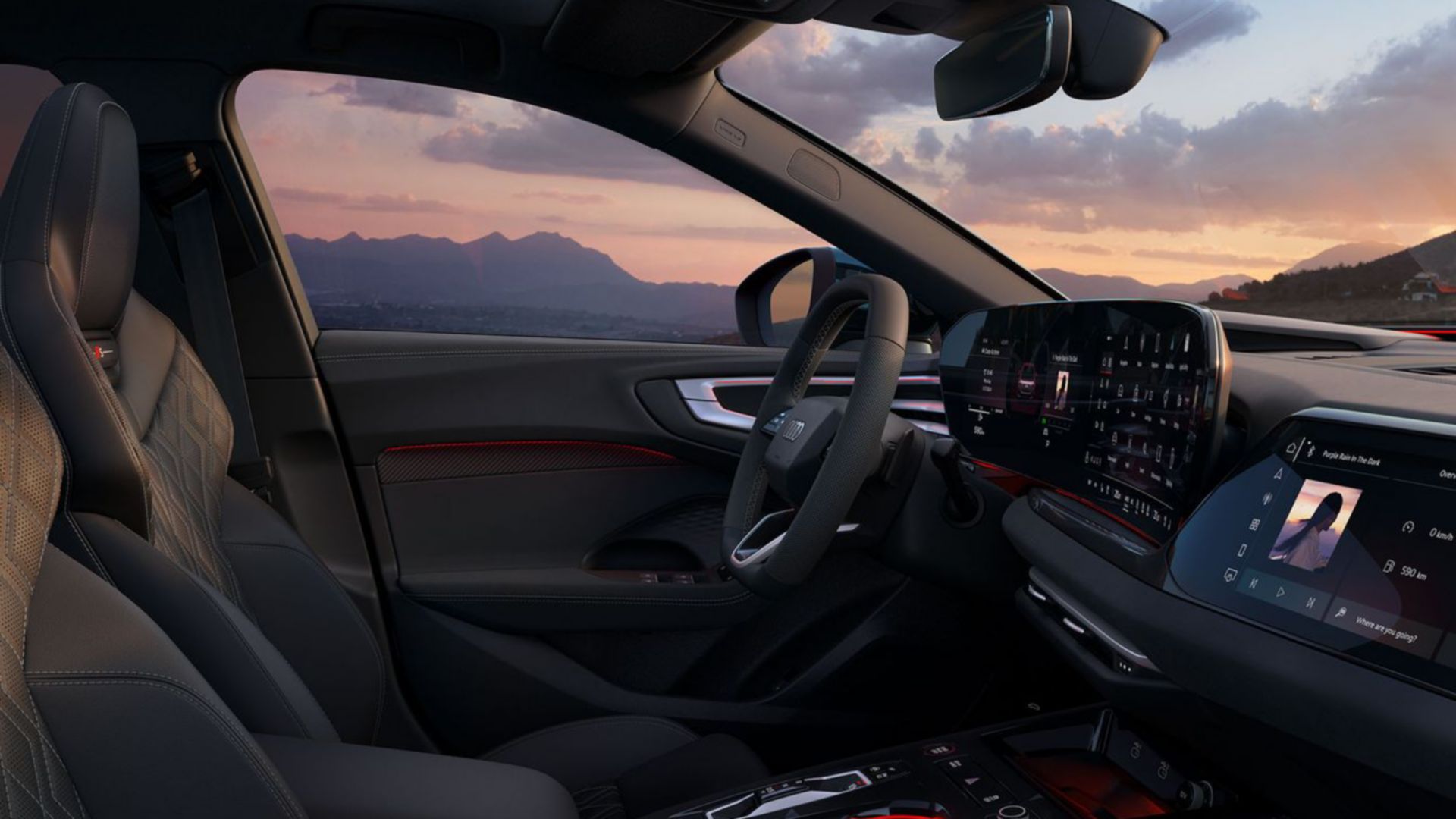 Cockpit de l’Audi S5 Berline