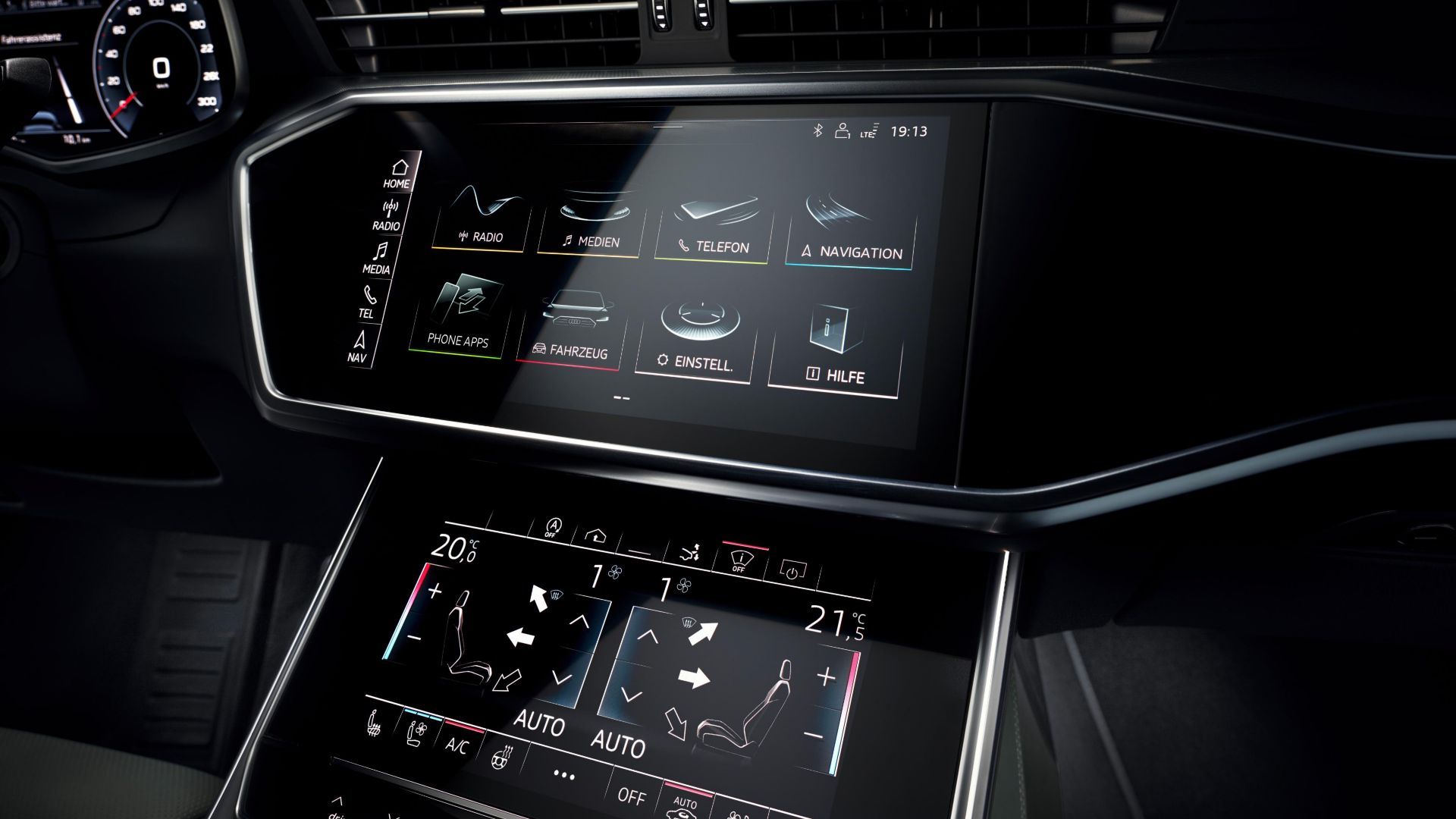 Cockpit dell’Audi A7