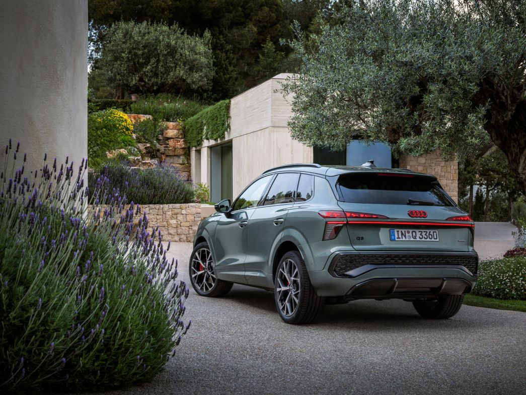 Audi Q3 verte vue arrière