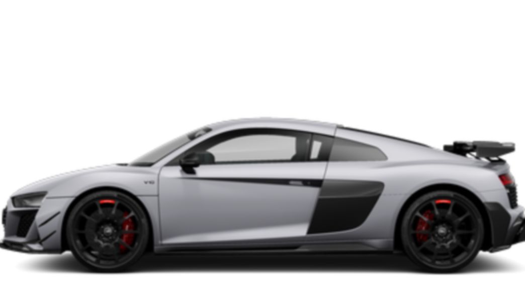 R8 GT in grigio chiaro