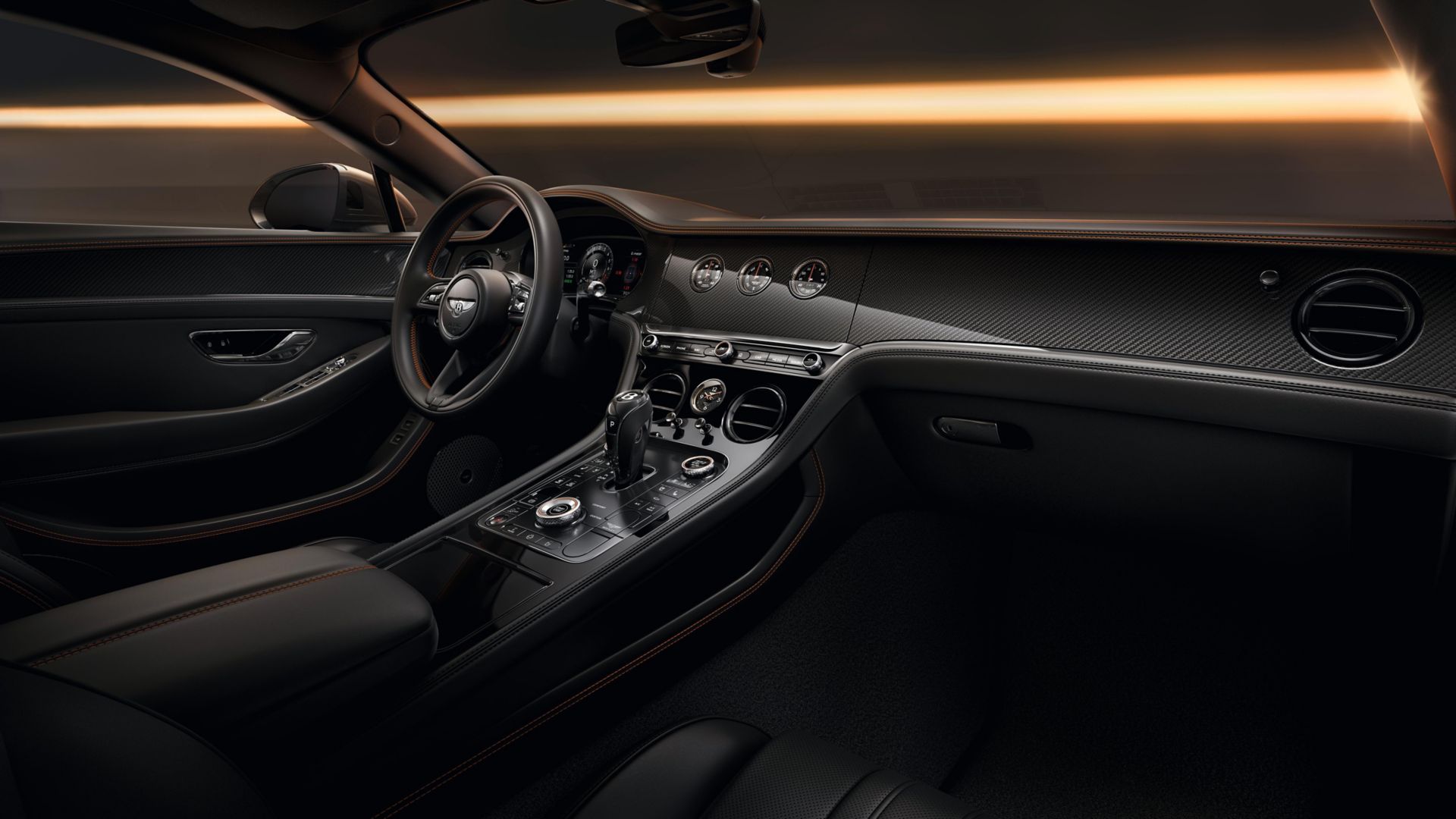 Bentley Continental GT Black Edition Cockpit