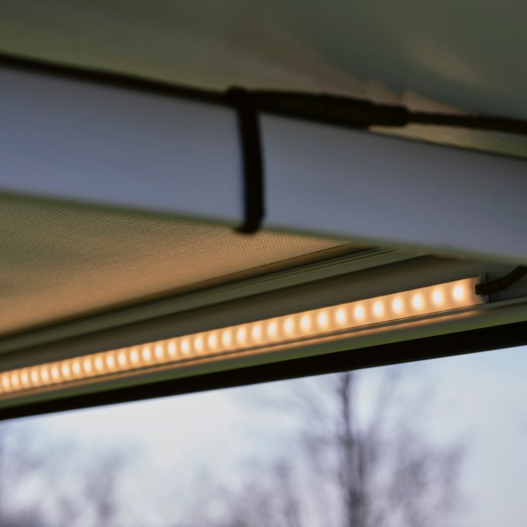 Illuminazione a LED del tendalino con alimentazione elettrica rimovibile per VW California con tendalino originale
