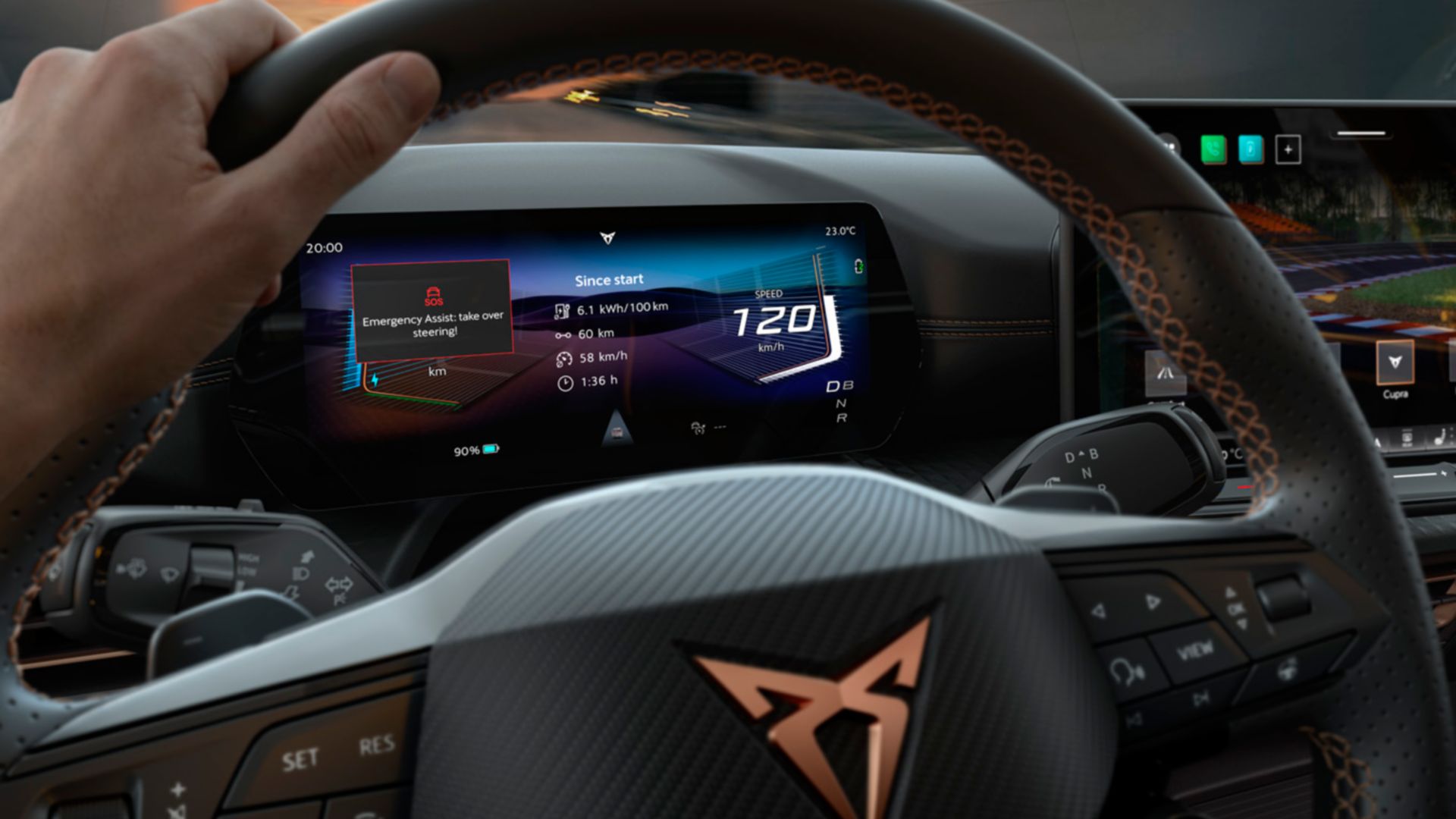 AMAG CUPRA Born modernes Cockpit