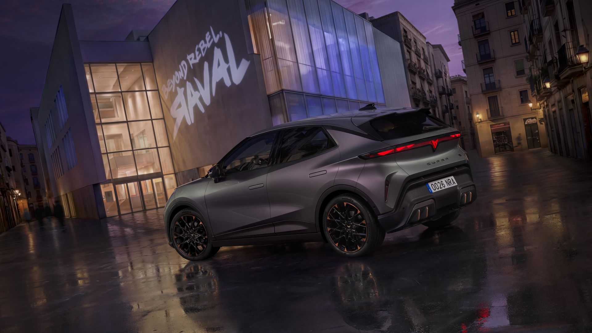 CUPRA Raval front light with logo