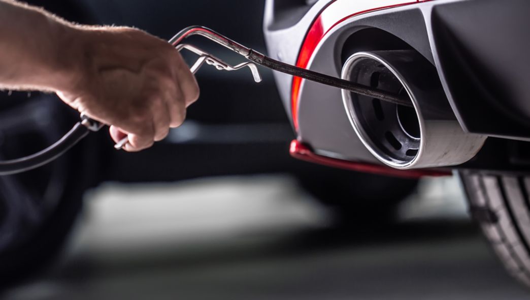 Überprüfung des Dieselpartikelfilters bei der Motorfahrzeugkontrolle 