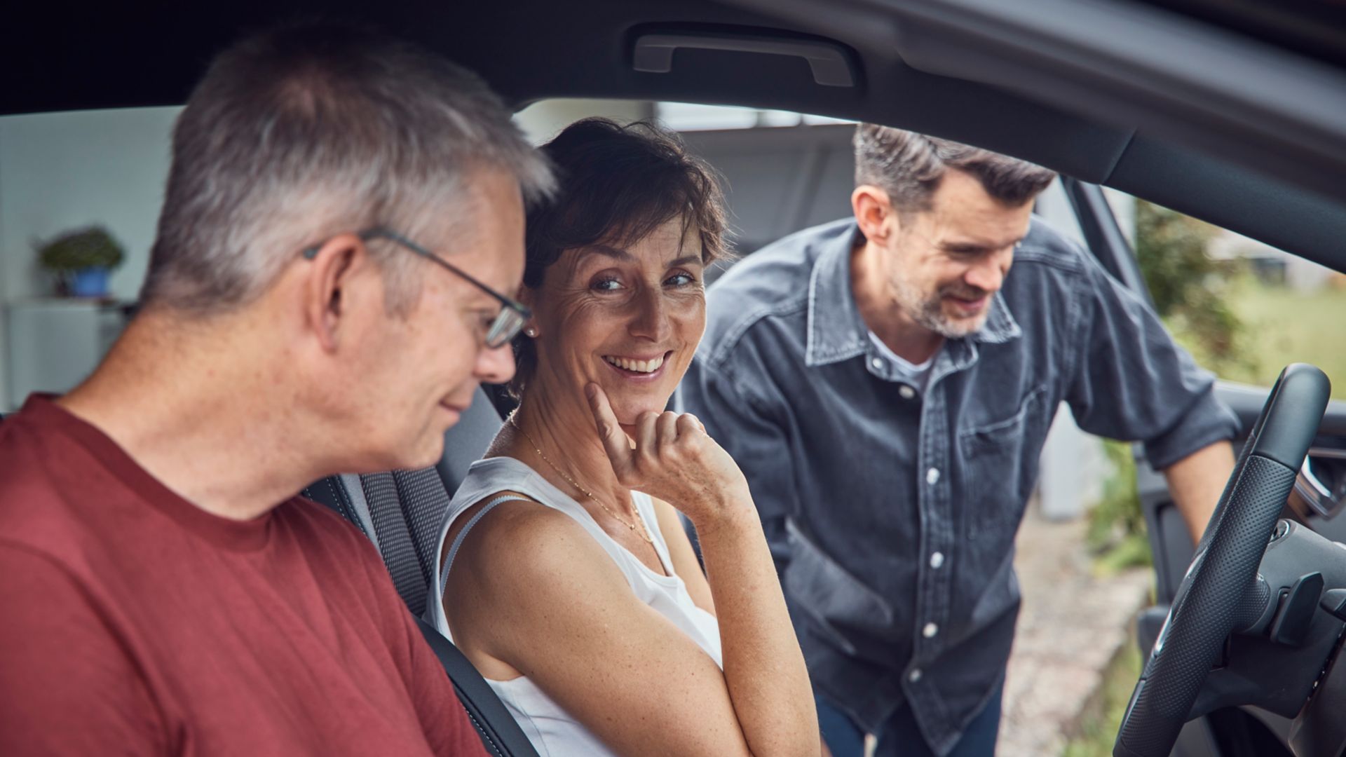 Famille Vetter dans l'Audi Q4 e-tron