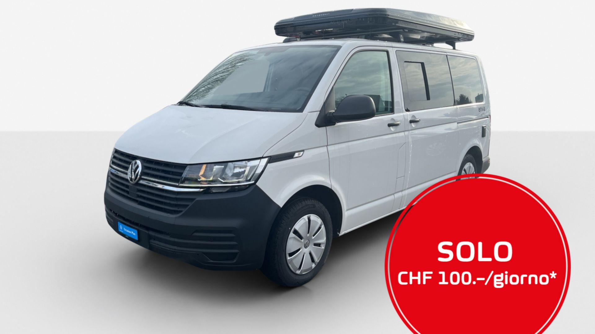 Offerta speciale: Envia con tenda sul tetto
