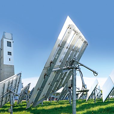 Solaranlagen auf Feld