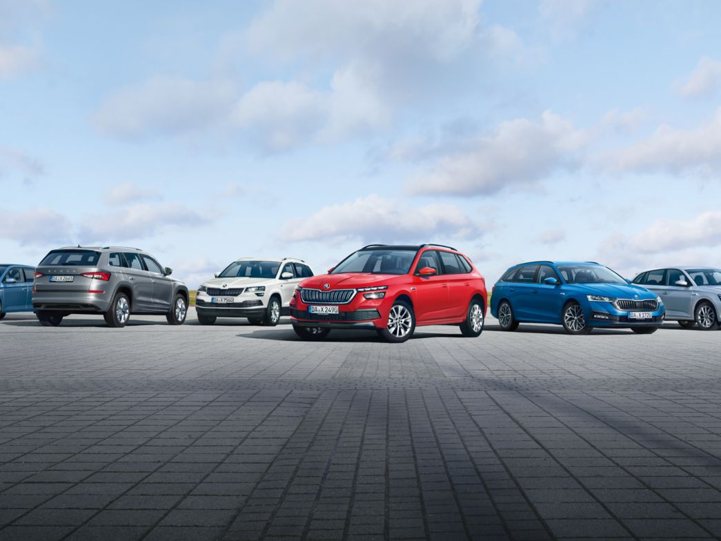Škoda Modelle nebeneinander 