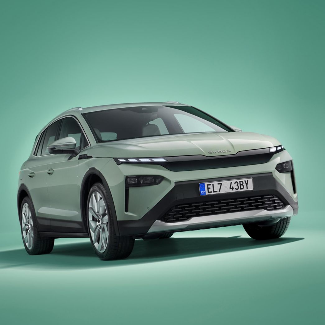 Škoda Elroq grün Fronansicht