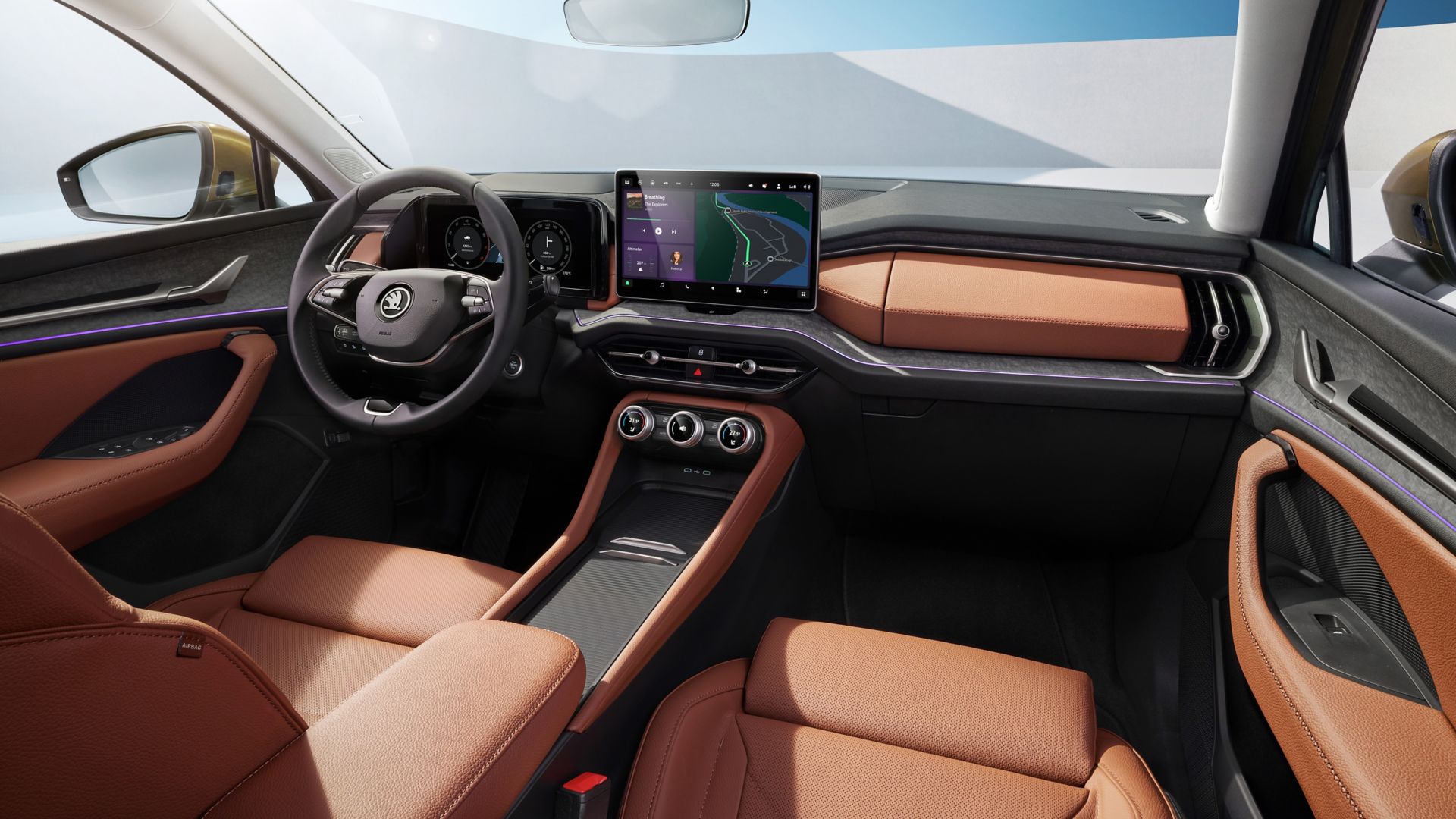 Abitacolo del Skoda Kodiaq