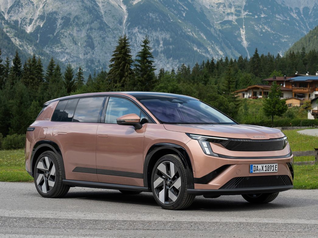 Skoda Peaq braun Seitenansicht
