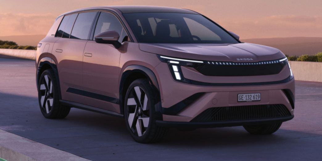 Skoda Elpiq seitlich auf Strasse
