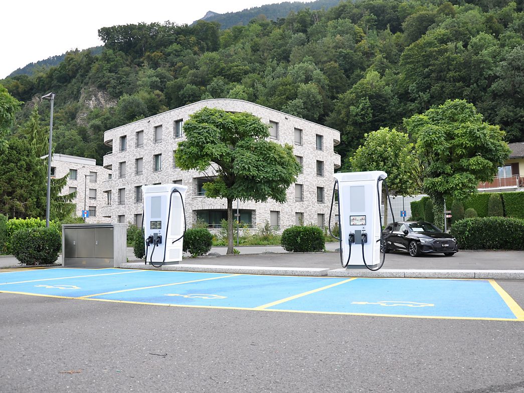 Two fast-charging stations
