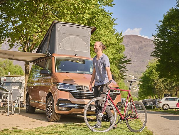 Fahrradträger für Anhängerkupplung -  VW California