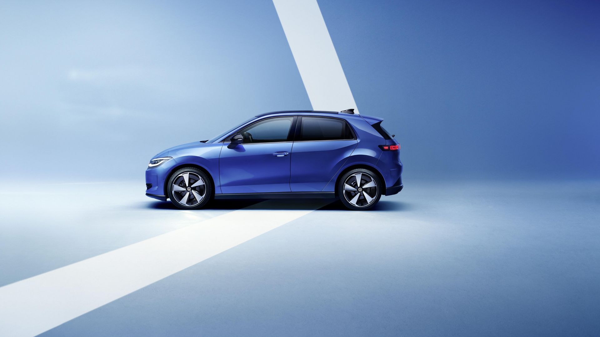 The new VW ID. Polo in grey, front view