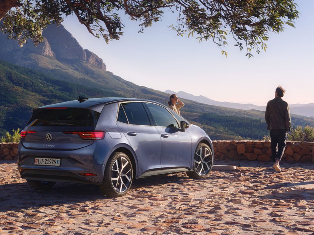 VW ID.3 Neo blau Heckansicht