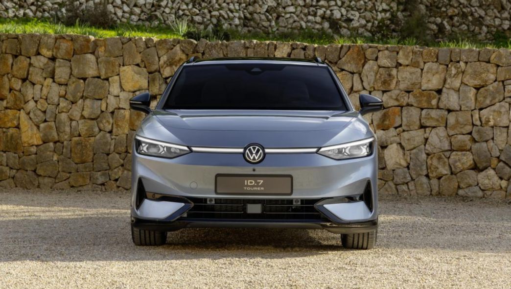 Volkswagen ID.7 Tourer blau Fronansicht
