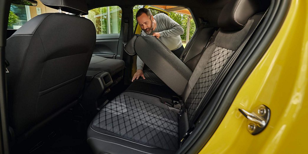 VW T-Cross interior rear seats
