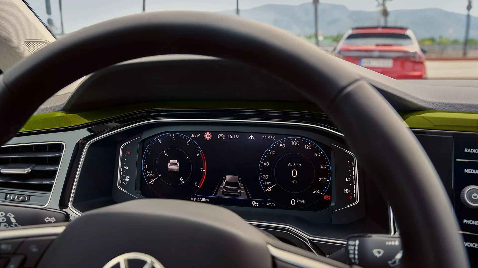 VW Taigo instrument panel