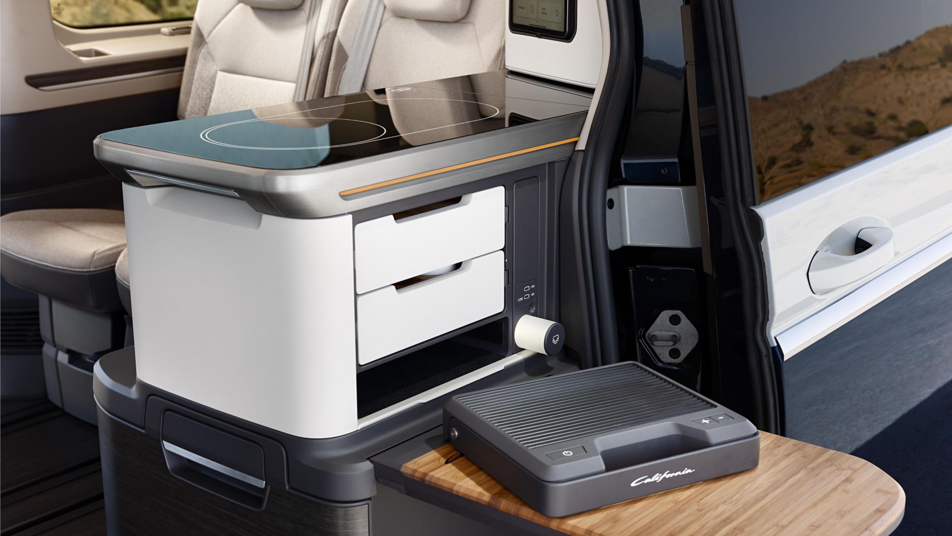 Nuovo VW California CONCEPT piano cottura cucina