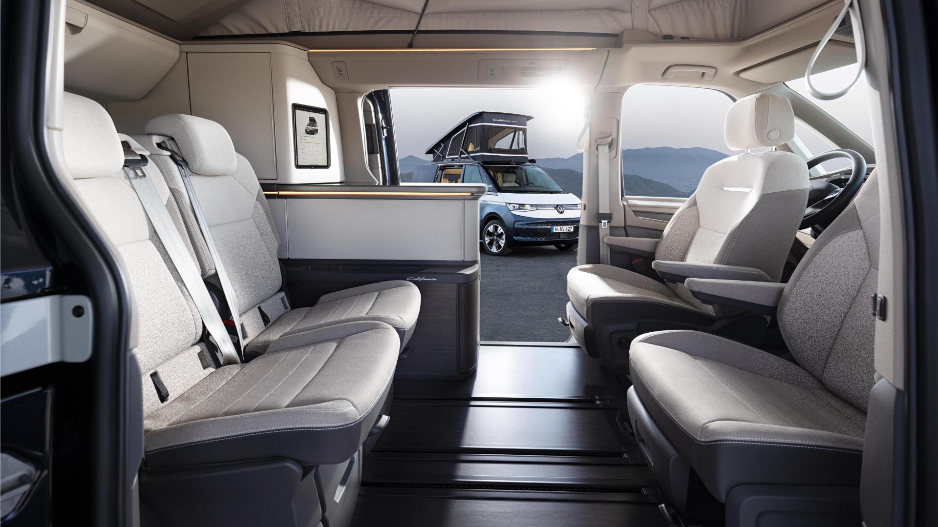 Nuovo VW California CONCEPT sedili interni