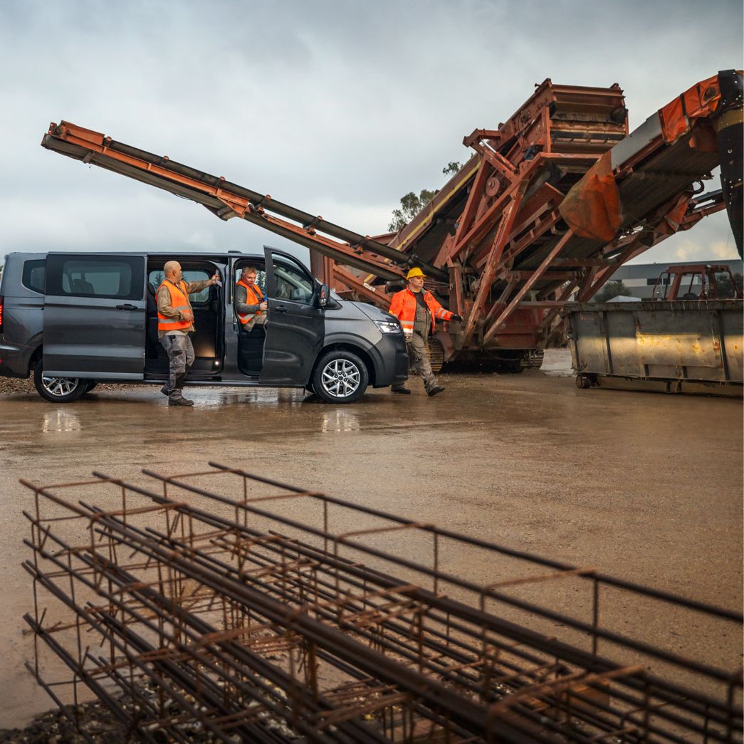 VW Transporter vista laterale
