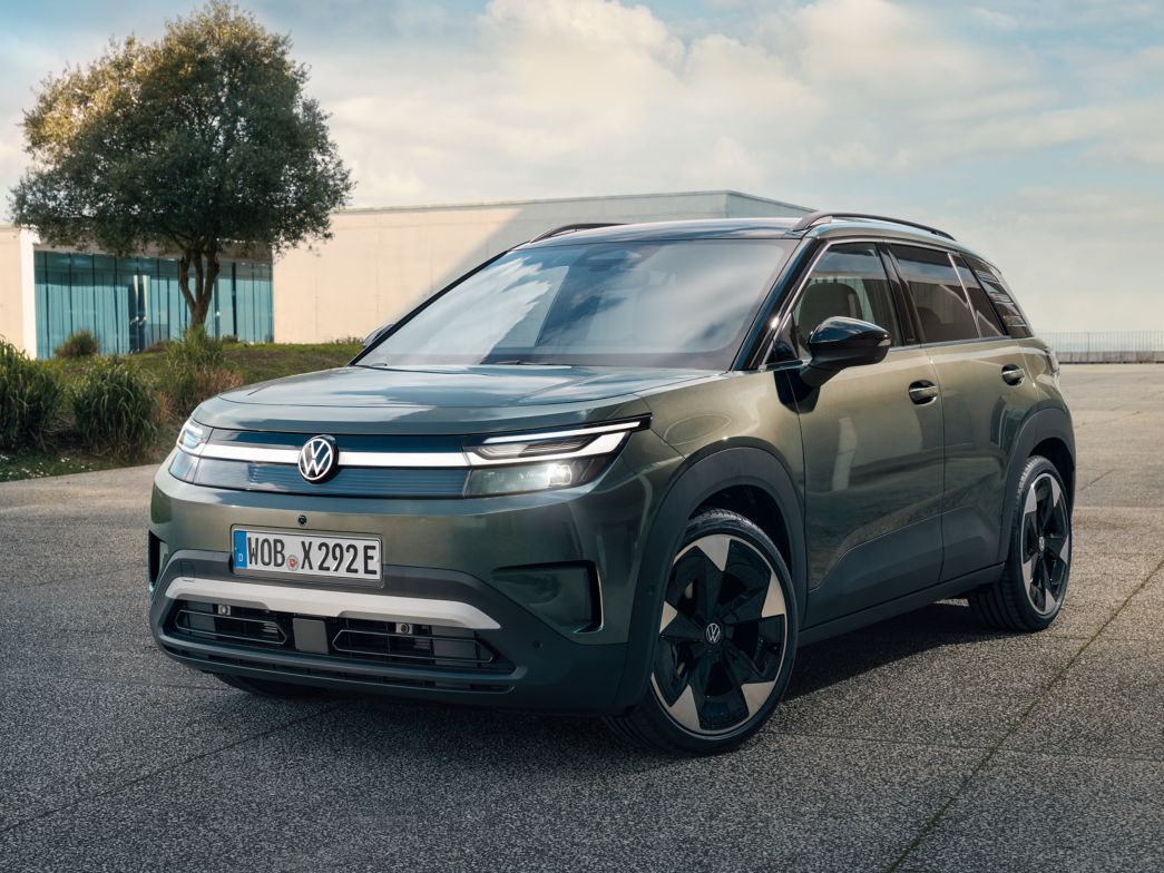 VW ID. Cross grün Frontansicht
