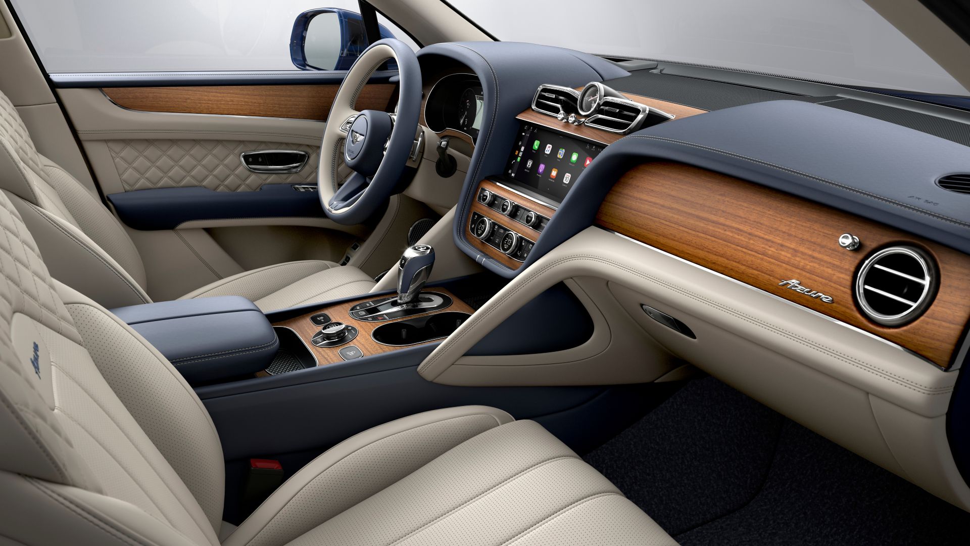 Bentayga EWB, intérieur avant cabine