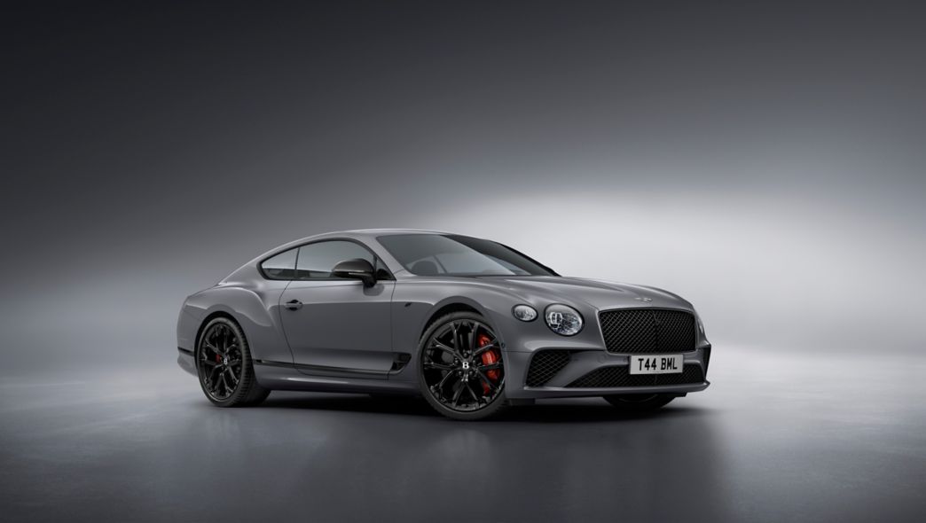 Bentley Continental GT gris vue latérale