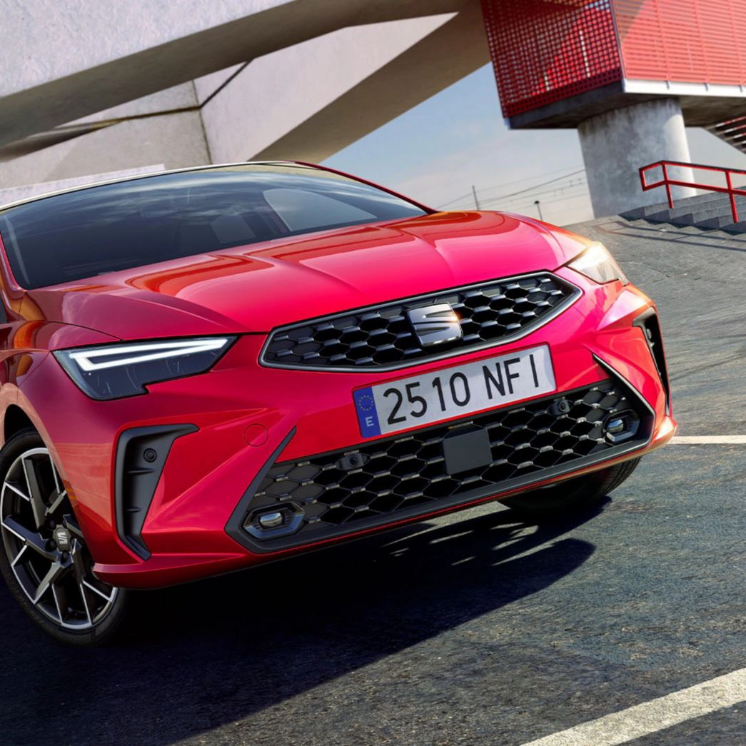 SEAT Ibiza rouge vue arrière